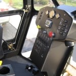 Control panel in operator cab
