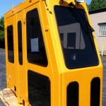 Crane cab 2 Front and Right Side view tinted glass