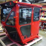 Rail Maintenance Cab Red complete and electronics tested