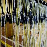 Twisted Wire harness in production