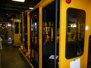 Various Rail maintenance Repair cabs in manufacturing