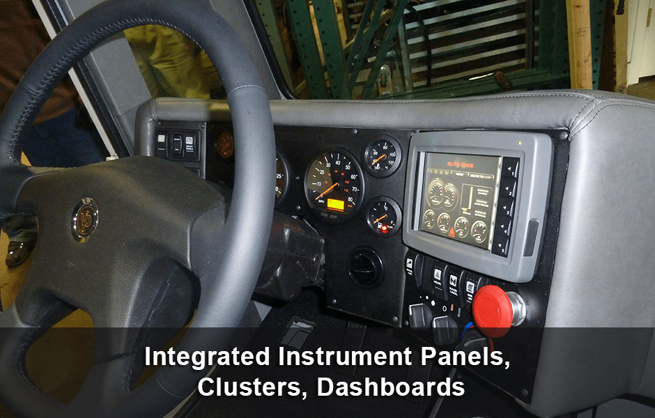 Integrated Instrument Panels Clusters Dashboard